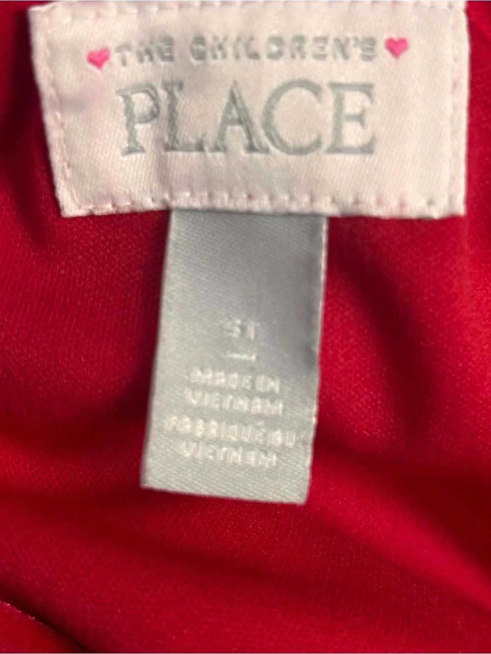 The Children's Place Red Floral Satin-Bow Party Dress